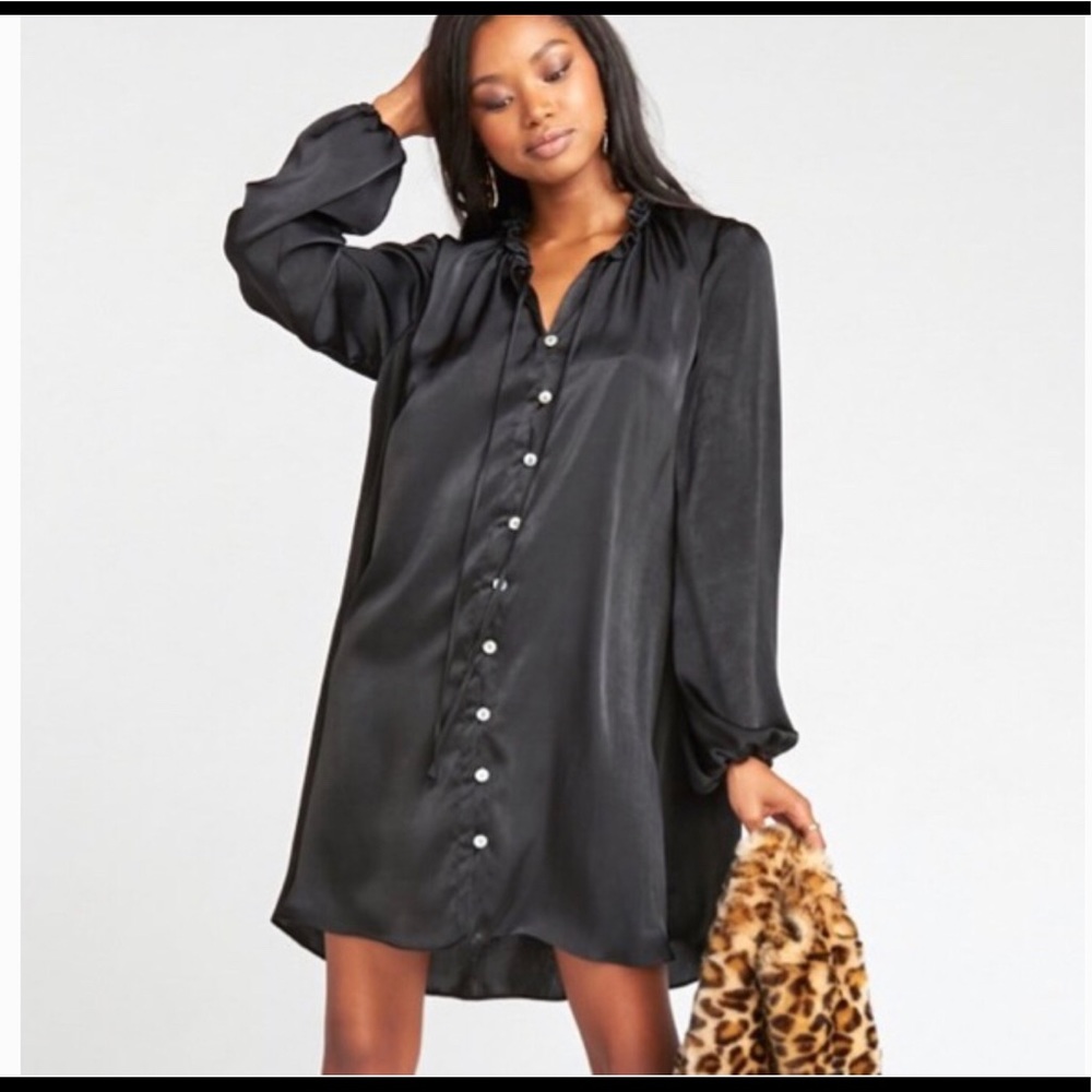 Show Me Your MuMu Black McKenna Dress size small